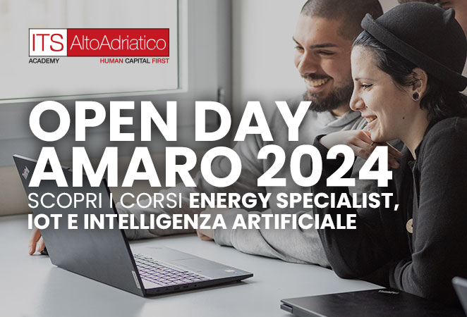 ITS ALTO ADRIATICO - Iscriviti agli OPEN DAY AMARO 2024