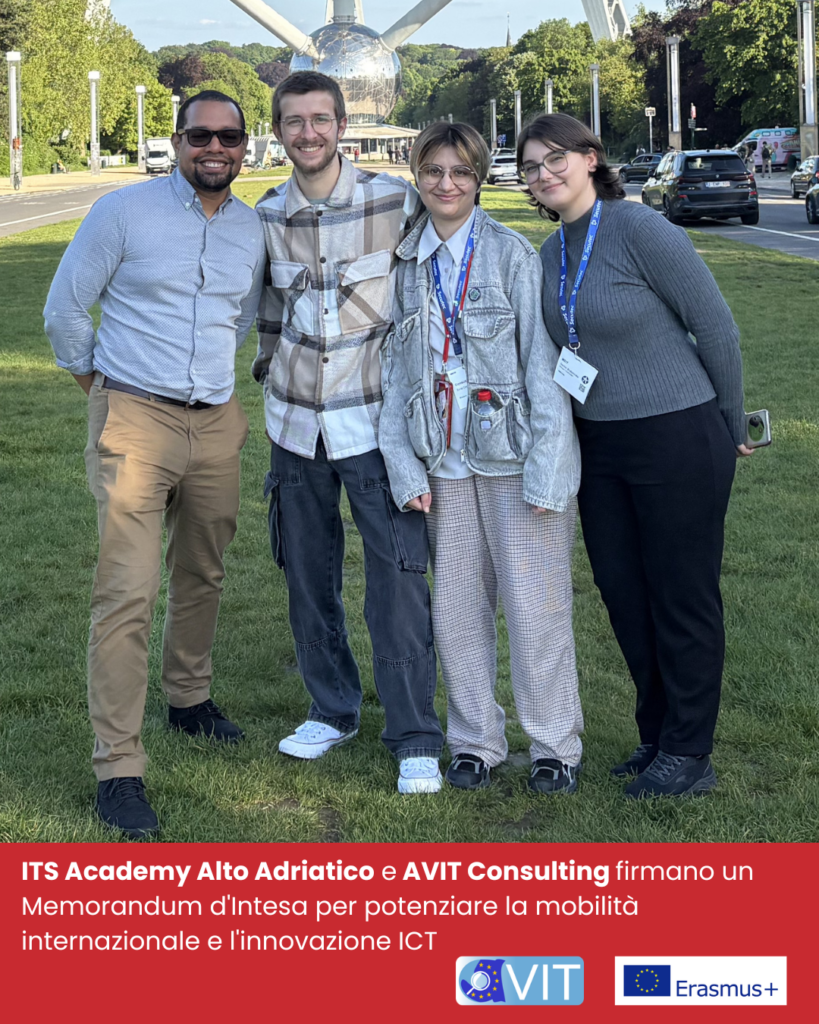 ITS Academy Alto Adriatico e AVIT Consulting firmano un Memorandum d'Intesa per potenziare la mobilità internazionale e l'innovazione ICT